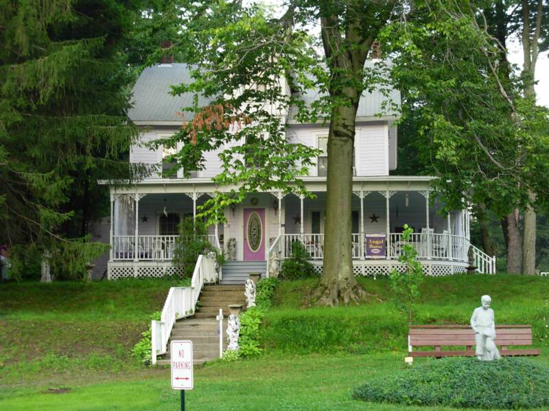 Angel House is a guest home much like the one we stayed in.