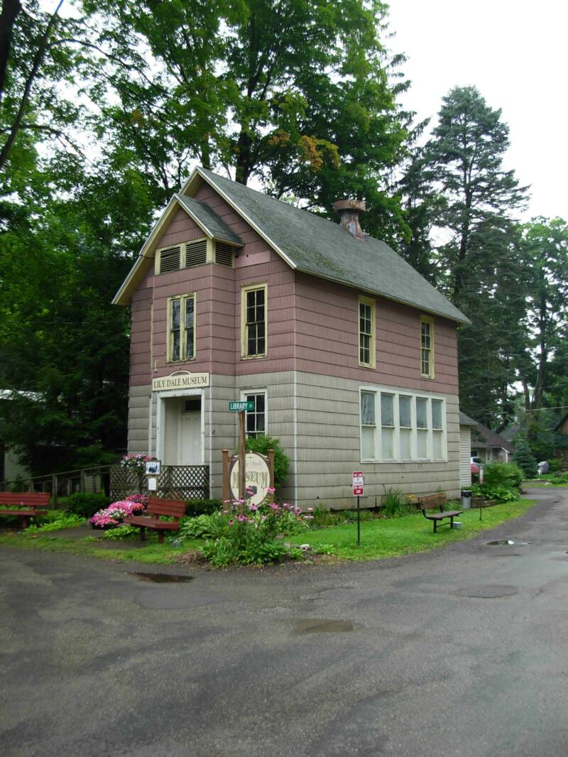 The Lily Dale Museum, to the left, we didn't get a chance to see.