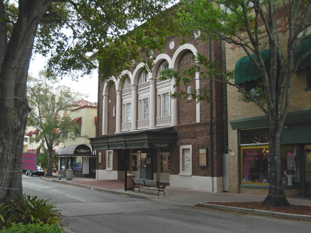 Cocoa, Florida.  The old movie theatre.  
