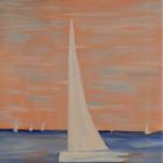 SAILING - OIL - 12" X 24"