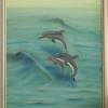DOLPHINS - Oil - Louise Northon Wright - 18"x24"