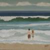 ON THE BEACH - Oil - Louise Wright - 18"x24" - Owners: Winfree & Ann Lloyd