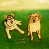 SMOKEY & DIjON - Oil - Louise Wright -  18"x24" - Owner Connie Casey